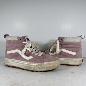 Size 8 / 9.5 Vans Sk8-Hi MTE-1 Suede Sherpa Lilas VN0A5HZYBD5